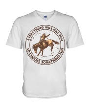 Everything Will Kill You - So Choose Something Fun V-Neck T-Shirt tile