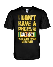 I Do Have My Dd 214 V-Neck T-Shirt tile