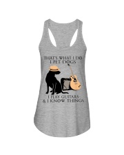 I Pet Dogs - I Play Guitars And I Know Things Ladies Flowy Tank tile