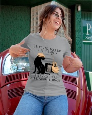 I Pet Dogs - I Play Guitars And I Know Things Ladies T-Shirt apparel-ladies-t-shirt-lifestyle-01