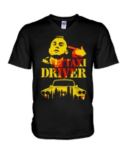 Taxi Driver V-Neck T-Shirt tile