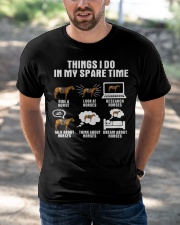 Things I Do In My Spare Time Classic T-Shirt apparel-classic-tshirt-lifestyle-front-50