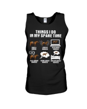 Things I Do In My Spare Time Unisex Tank tile