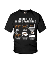 Things I Do In My Spare Time Youth T-Shirt tile