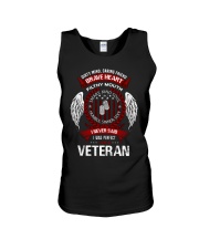 Brave Heart I Am A Veteran Unisex Tank tile