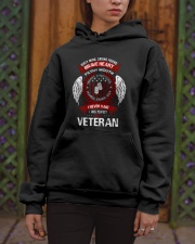 Brave Heart I Am A Veteran Hooded Sweatshirt apparel-hooded-sweatshirt-lifestyle-front-03