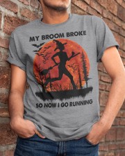 My Broom Broke - So Now I Go Running Classic T-Shirt apparel-classic-tshirt-lifestyle-26