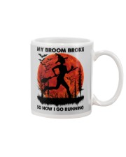 My Broom Broke - So Now I Go Running Mug tile