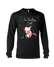 Cat I'm Freaking Cold Long Sleeve Tee tile