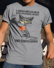 Just Reading Books Classic T-Shirt apparel-classic-tshirt-lifestyle-28