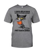 Just Reading Books Classic T-Shirt front