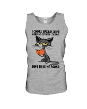 Just Reading Books Unisex Tank tile