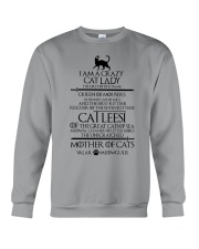 I Am A Crazy Cat Lady Crewneck Sweatshirt tile