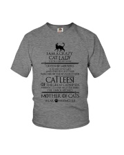 I Am A Crazy Cat Lady Youth T-Shirt tile
