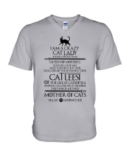 I Am A Crazy Cat Lady V-Neck T-Shirt tile