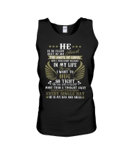 He Is My Dad And Angel Unisex Tank tile