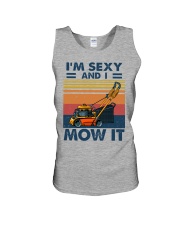 I'm Sexy And I Mow It Unisex Tank tile