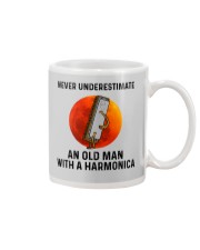Never Underestimate An Old Man With A Harmonica Mug tile