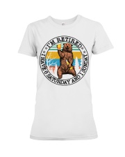I'm Retired - I Have 6 Saturday And 1 Sunday Premium Fit Ladies Tee tile