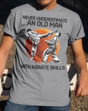 Never Underestimate An Old Man With Karate Skills Classic T-Shirt apparel-classic-tshirt-lifestyle-28