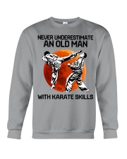 Never Underestimate An Old Man With Karate Skills Crewneck Sweatshirt tile