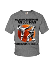 Never Underestimate An Old Man With Karate Skills Youth T-Shirt tile