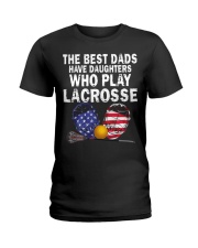 Daughter Play Lacrosse Ladies T-Shirt front