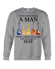 A Man Who Loves Guitar And Was Born In May Crewneck Sweatshirt tile