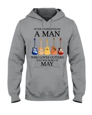 A Man Who Loves Guitar And Was Born In May Hooded Sweatshirt tile
