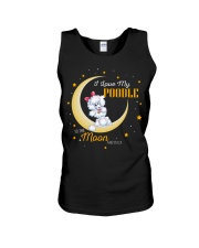 I Love My Poodle To The Moon And Back Unisex Tank tile