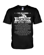 Ten Reasons - Truckers V-Neck T-Shirt tile