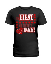 My First Valentine's Day Ladies T-Shirt front