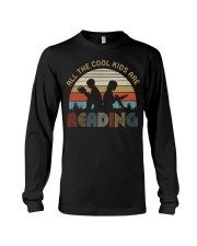 All The Cool Kids Are Reading Long Sleeve Tee tile