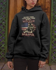 Being A Papa Veteran Hooded Sweatshirt apparel-hooded-sweatshirt-lifestyle-front-03
