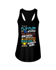 Camping Loving Kinda Girl Ladies Flowy Tank tile