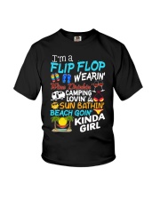 Camping Loving Kinda Girl Youth T-Shirt tile