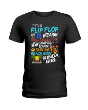 Camping Loving Kinda Girl Ladies T-Shirt front