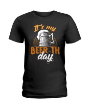 It's My Beerth Day Ladies T-Shirt front