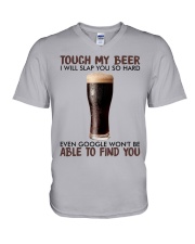 Touch My Beer V-Neck T-Shirt tile