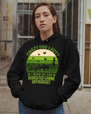Limited Edition - Crazy Dog Lady Hooded Sweatshirt apparel-hooded-sweatshirt-lifestyle-08