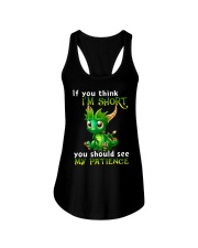 If You Think I'm Short You Should See My Patience Ladies Flowy Tank tile