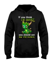 If You Think I'm Short You Should See My Patience Hooded Sweatshirt tile