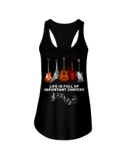 Life Is Full Of Improtant Choices Ladies Flowy Tank tile