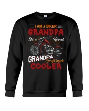 Biker Grandpa Cooler Crewneck Sweatshirt tile