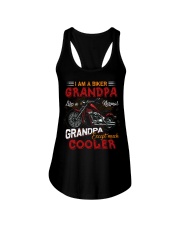 Biker Grandpa Cooler Ladies Flowy Tank tile