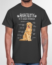 Anatomy Of A Golden Retriever Classic T-Shirt garment-tshirt-unisex-front-03