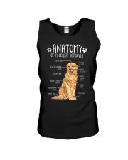 Anatomy Of A Golden Retriever Unisex Tank tile
