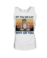 Limited Edition - Eff You See Kay - Why Oh You Unisex Tank thumbnail