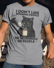 I Don't Like Morning People Classic T-Shirt apparel-classic-tshirt-lifestyle-28