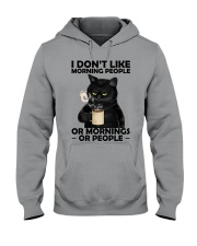 I Don't Like Morning People Hooded Sweatshirt tile